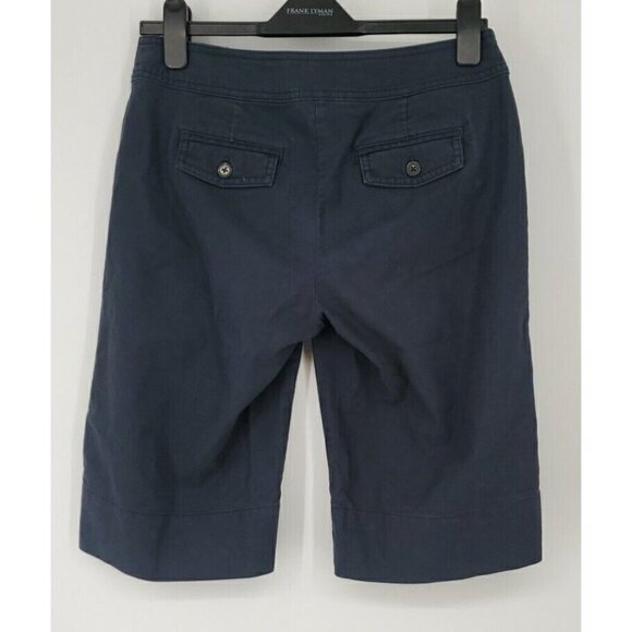 Cabi Bermuda 'Marine' Navy Shorts Size 4 Mid Rise NWT - Picture 8 of 13